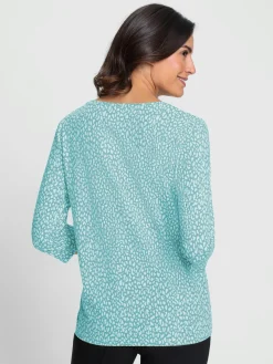 T-Shirts<T-shirt à manches 3/4 50% coton