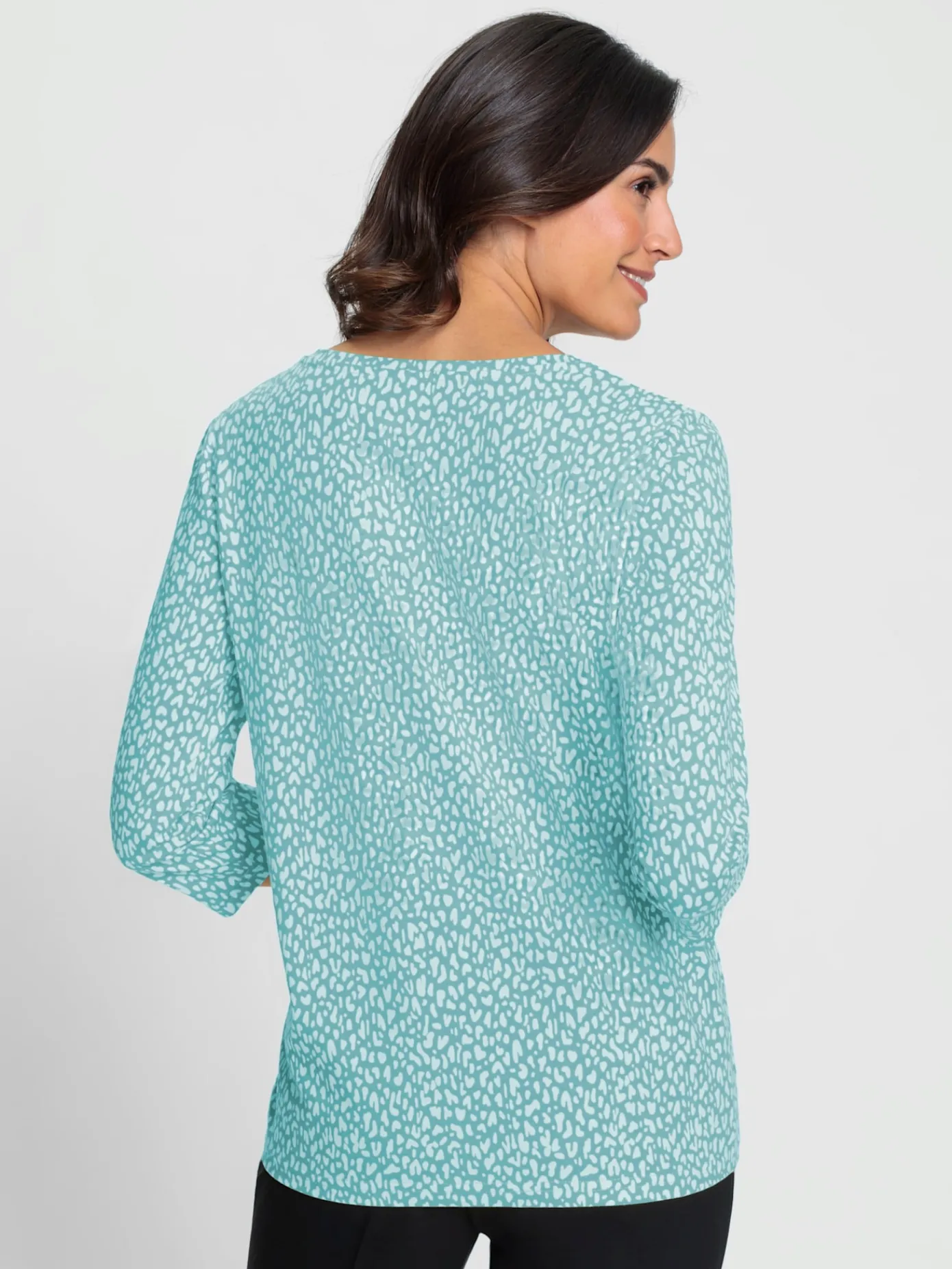 T-Shirts<T-shirt à manches 3/4 50% coton