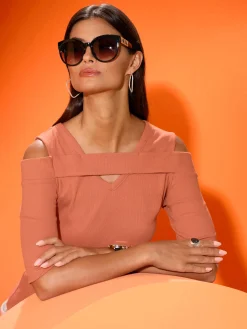 Creation L T-Shirts<T-shirt à manches 3/4 95% coton