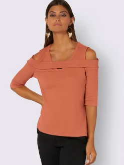 Creation L T-Shirts<T-shirt à manches 3/4 95% coton