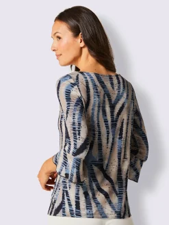 CREATION L PREMIUM Tenues De Cérémonie|T-Shirts<T-shirt à manches 3/4 10% soie