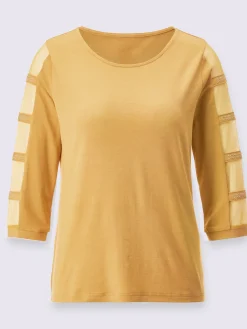 Creation L T-Shirts<T-shirt à manches 3/4 avec viscose (ecovero)