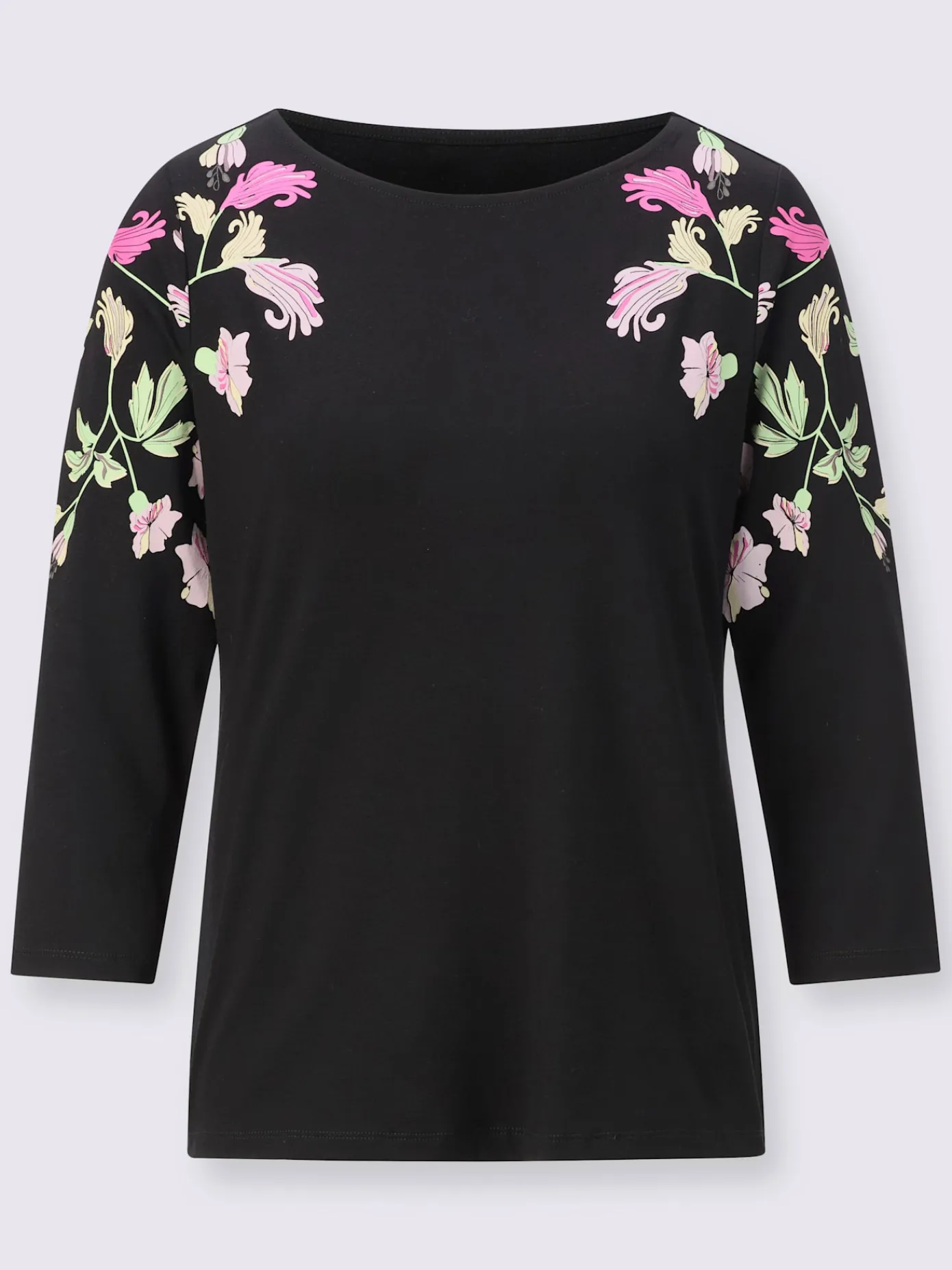 Creation L T-Shirts<T-shirt à manches 3/4 avec viscose (ecovero)