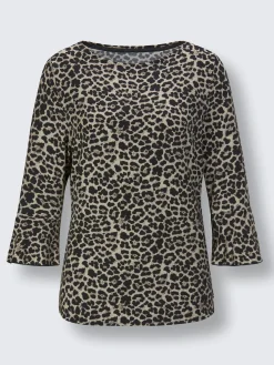 CREATION L PREMIUM Tenues De Cérémonie|T-Shirts<T-shirt à manches 3/4 contient de la soie