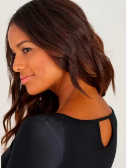 LASCANA T-Shirts<T-shirt à manches 3/4 découpe tendance dans le cou