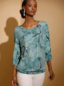 Creation L T-Shirts<T-shirt à manches 3/4 doublé