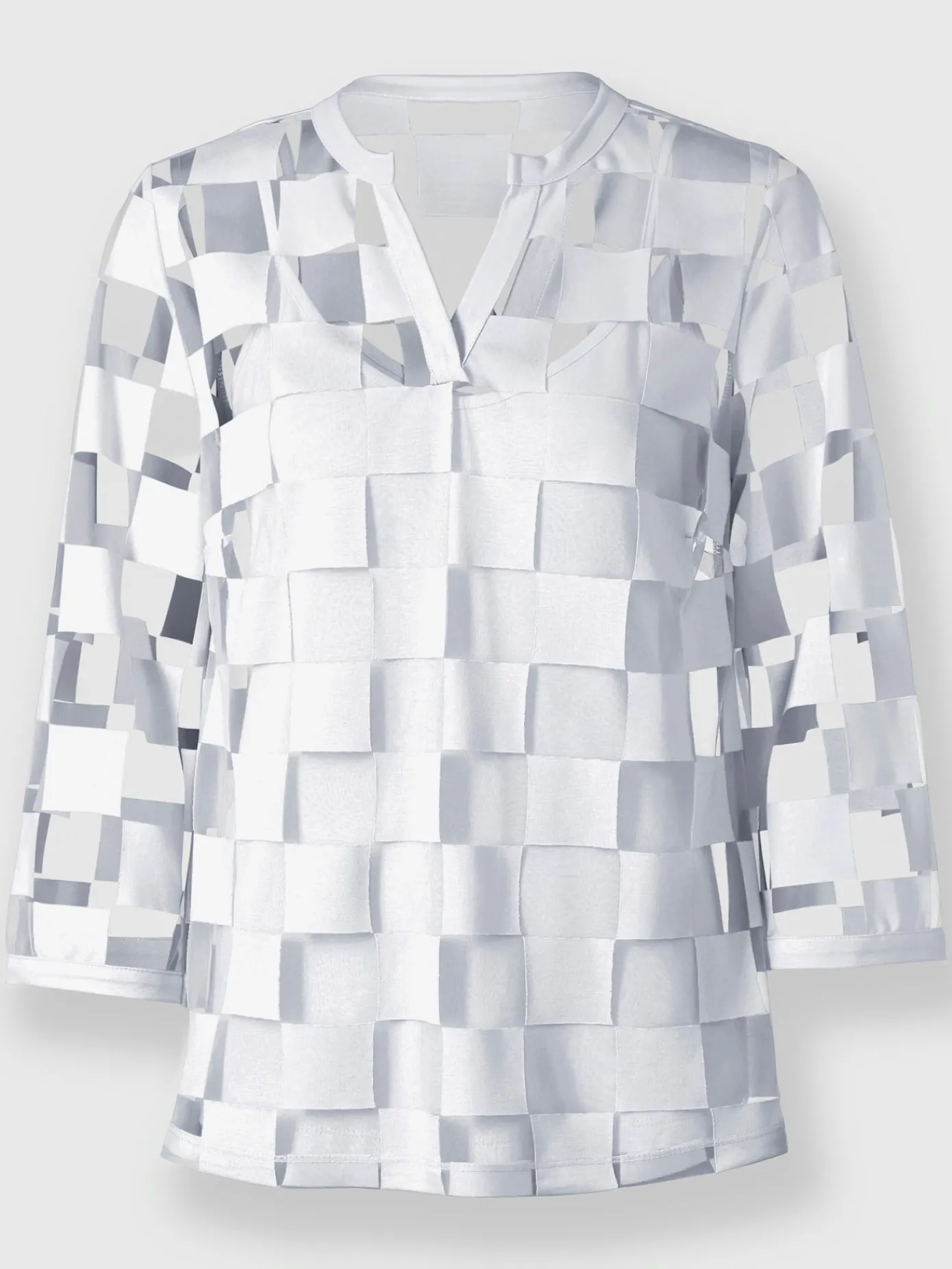 Rick Cardona T-Shirts<T-shirt à manches 3/4 effet vaporeux chic