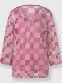 Rick Cardona T-Shirts<T-shirt à manches 3/4 effet vaporeux chic