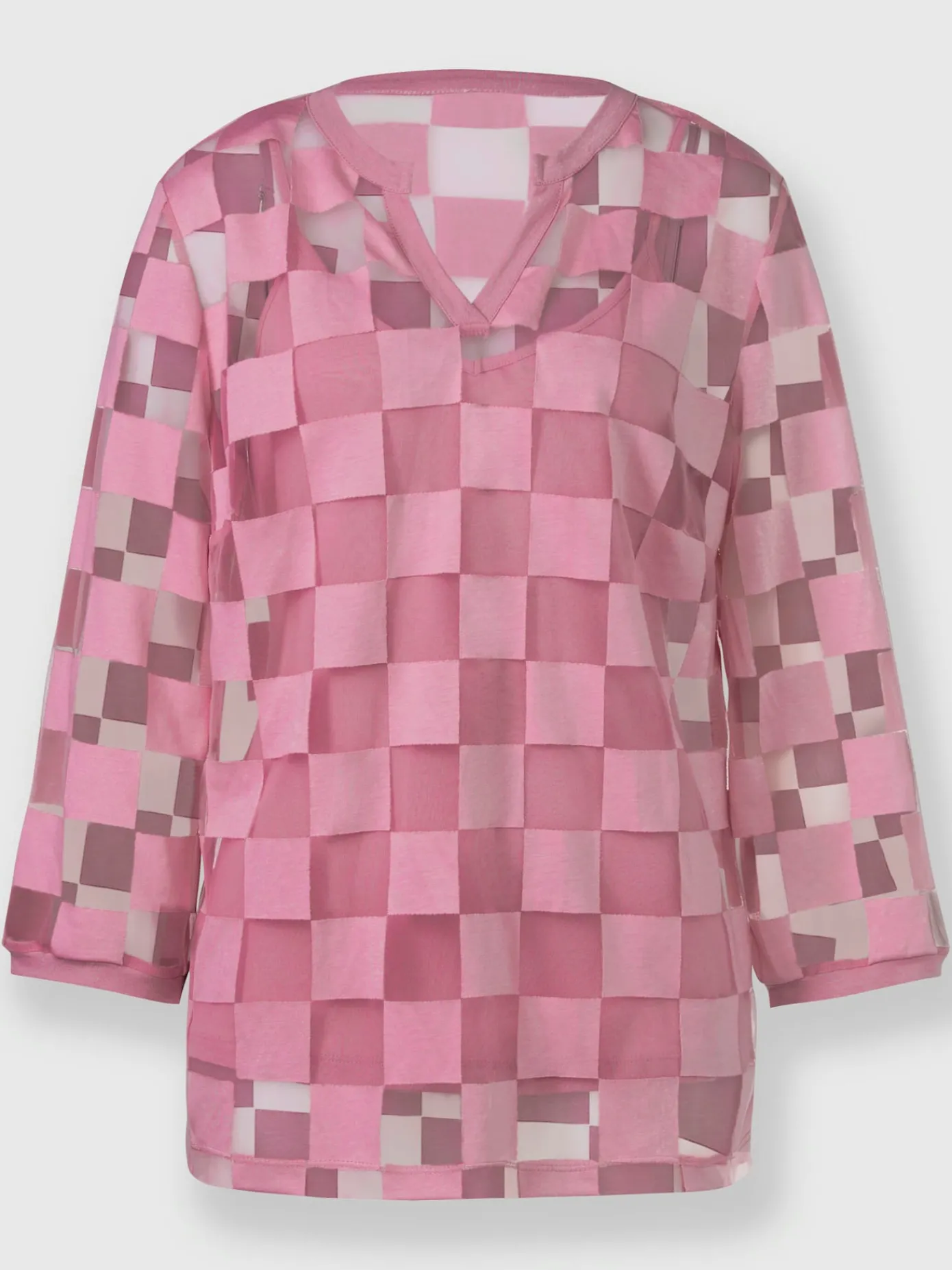 Rick Cardona T-Shirts<T-shirt à manches 3/4 effet vaporeux chic