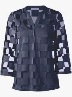 Rick Cardona T-Shirts<T-shirt à manches 3/4 effet vaporeux chic