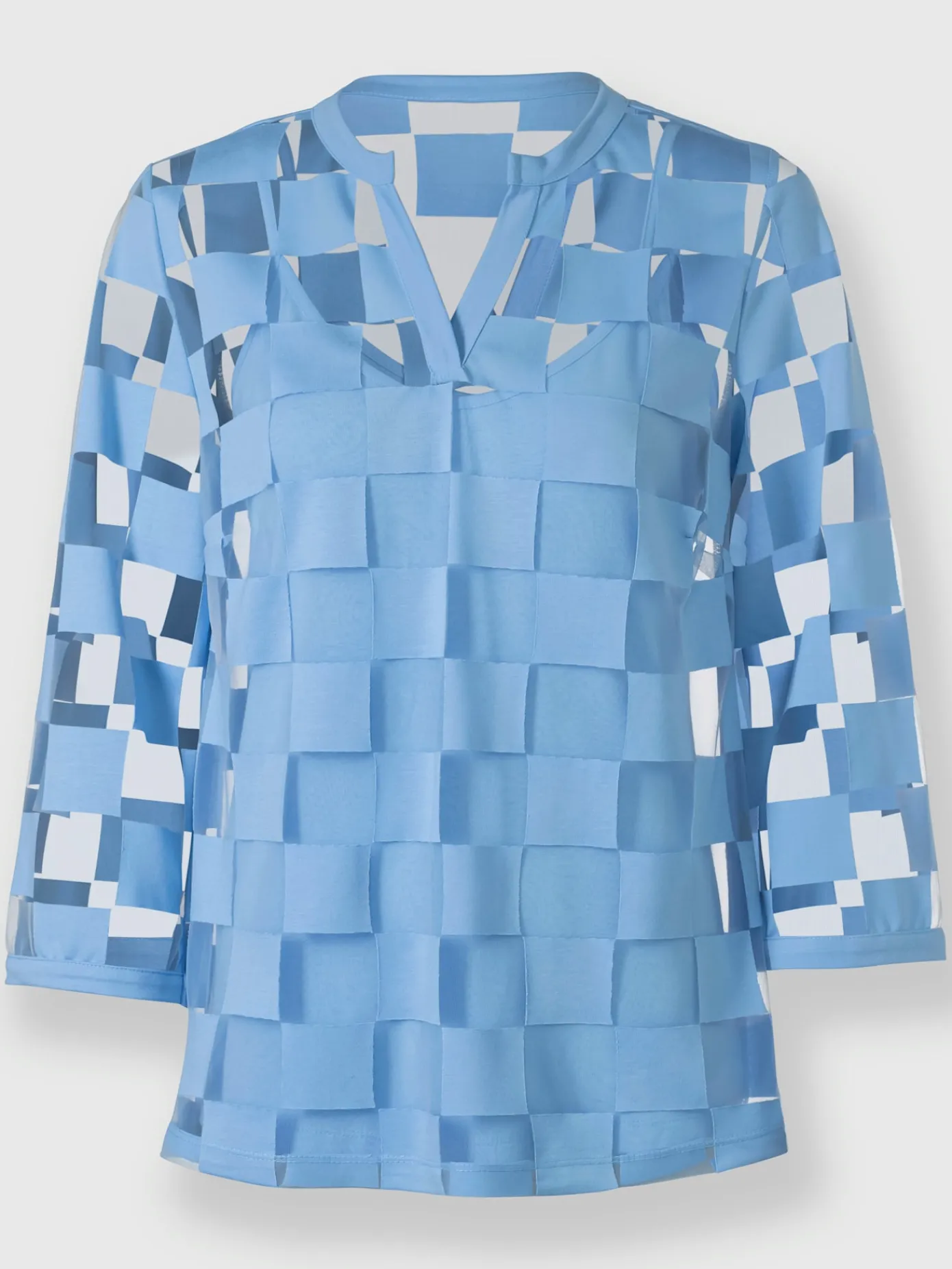 Rick Cardona T-Shirts<T-shirt à manches 3/4 effet vaporeux chic