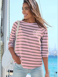 Elbsand T-Shirts<T-shirt à manches 3/4 encolure ronde