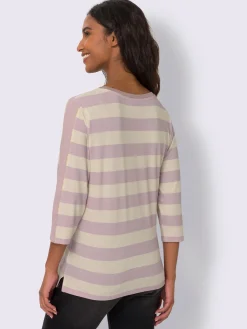 Best Connection T-Shirts<T-shirt à manches 3/4 fil fantaisie brillant