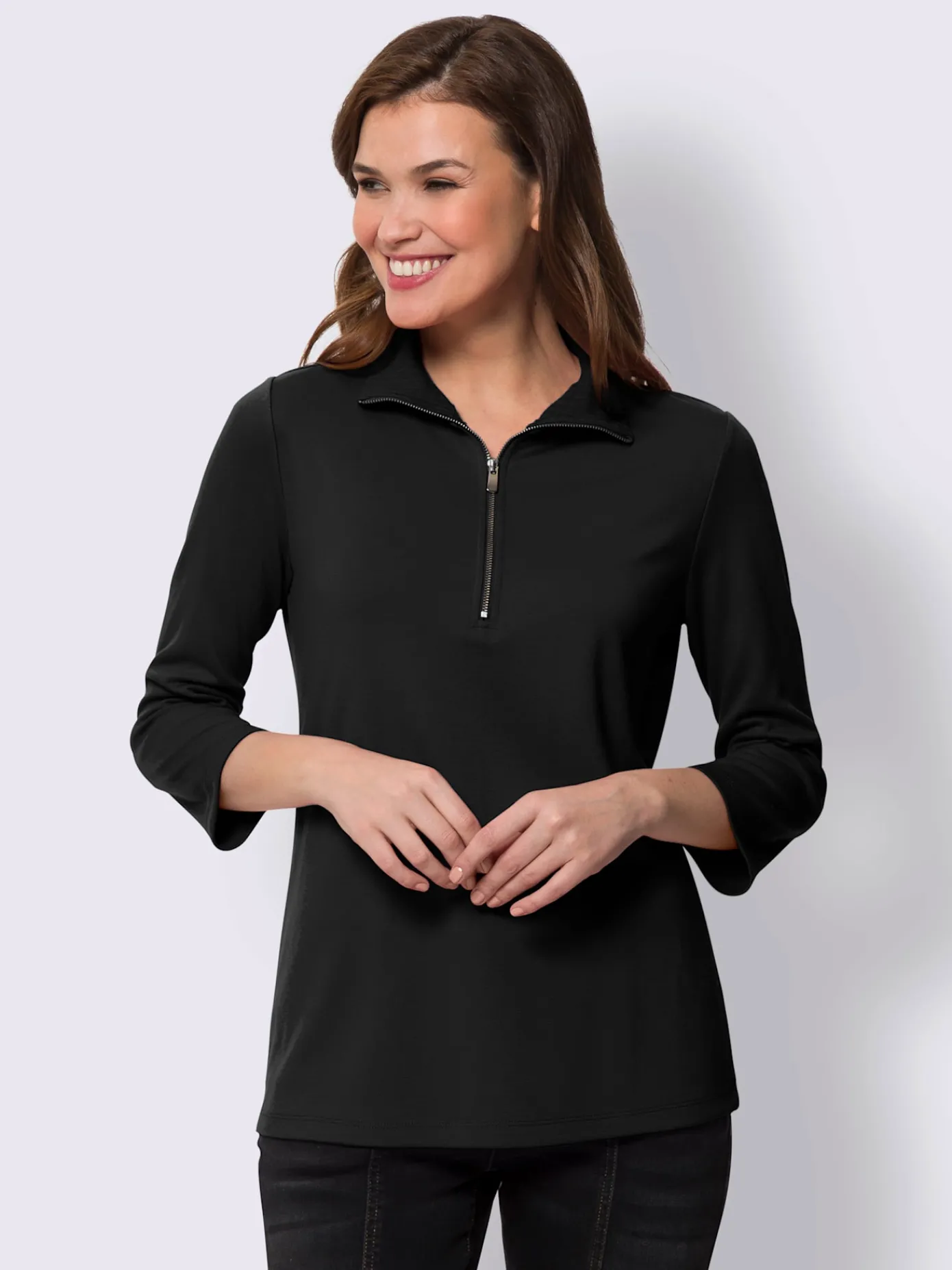 Best Connection T-Shirts<T-shirt à manches 3/4 glissière pratique facilitant l'enfilage