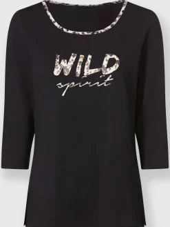 Rick Cardona T-Shirts<T-shirt à manches 3/4 inscription tendance