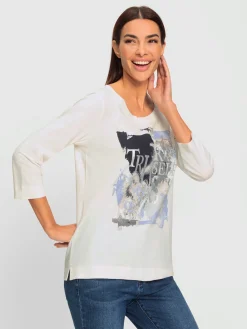 Rick Cardona T-Shirts<T-shirt à manches 3/4 joli imprimé devant