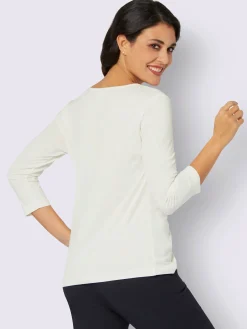 Creation L T-Shirts<T-shirt à manches 3/4 jolies fronces