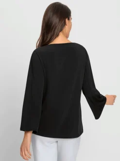 Ashley Brooke T-Shirts<T-shirt à manches 3/4 jolis détails à l'encolure