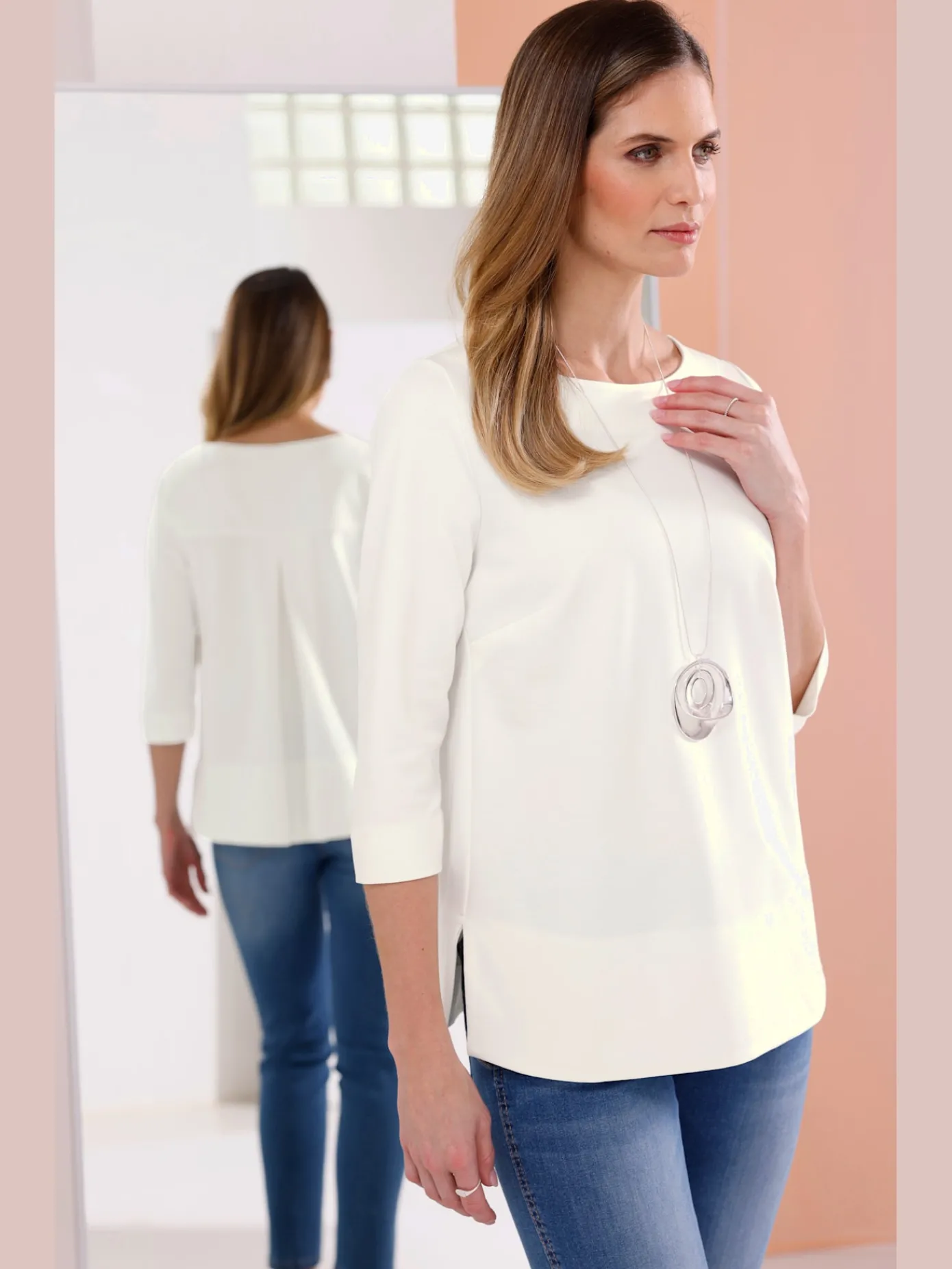 Rick Cardona T-Shirts<T-shirt à manches 3/4 élasthanne