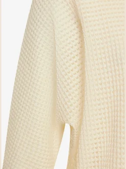 Vivance T-Shirts<T-shirt à manches 3/4 matière gaufrée légèrement transparente