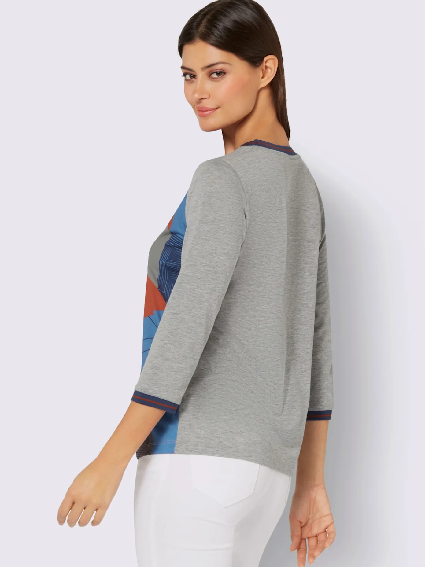 Creation L T-Shirts<T-shirt à manches 3/4 mélange de modal doux