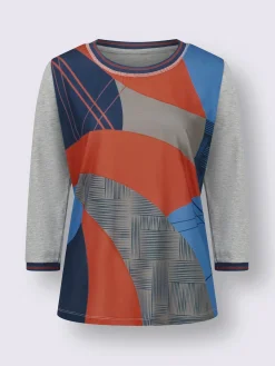 Creation L T-Shirts<T-shirt à manches 3/4 mélange de modal doux