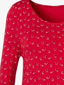 LASCANA T-Shirts<T-shirt à manches 3/4 petit nœud et découpe à la finition des manches