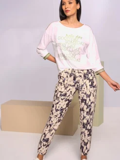 Rick Cardona T-Shirts<T-shirt à manches 3/4 pur coton