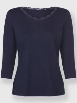 T-Shirts<T-shirt à manches 3/4 qualité coton doux sur la peau