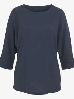 Vivance T-Shirts<T-shirt à manches 3/4 qualité crêpe structurée