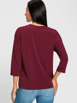 Rick Cardona T-Shirts<T-shirt à manches 3/4 qualité douce et fluide