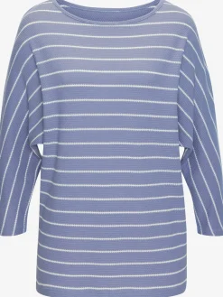 Vivance T-Shirts<T-shirt à manches 3/4 rayures structurées