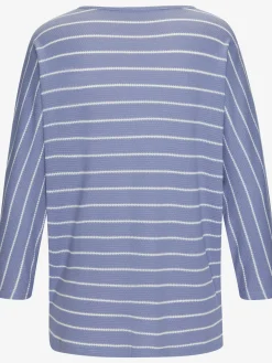 Vivance T-Shirts<T-shirt à manches 3/4 rayures structurées