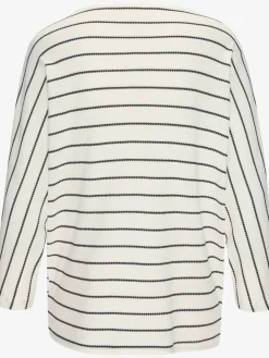 Vivance T-Shirts<T-shirt à manches 3/4 rayures structurées