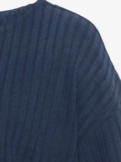 LASCANA T-Shirts<T-shirt à manches 3/4 t-shirt côtelé à encolure ronde