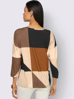 Creation L T-Shirts<T-shirt à manches 3/4 viscose