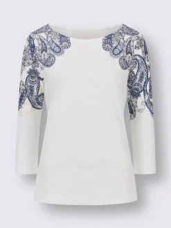 Creation L T-Shirts<T-shirt à manches 3/4 viscose