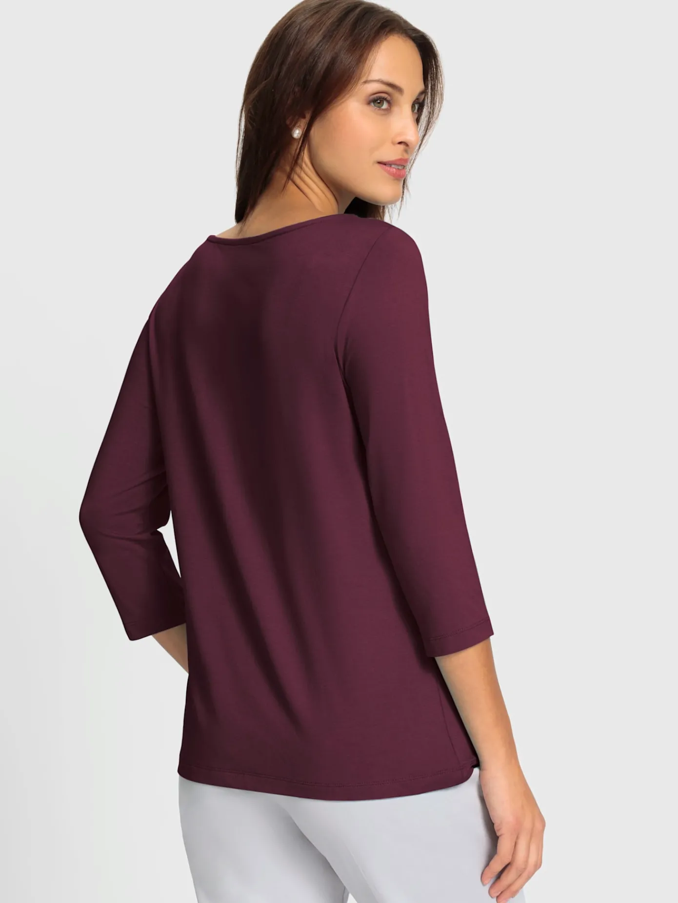 Fair Lady T-Shirts<T-shirt à manches 3/4 viscose