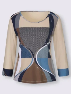 Creation L T-Shirts<T-shirt à manches 3/4 viscose