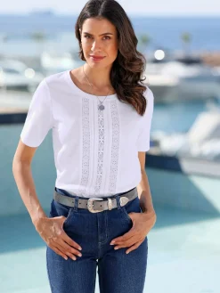 T-Shirts<T-shirt à manches courtes 50% coton