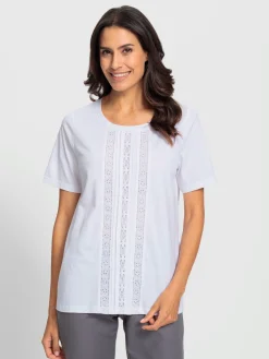 T-Shirts<T-shirt à manches courtes 50% coton