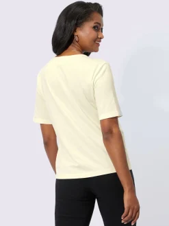 Fair Lady T-Shirts<T-shirt à manches courtes 50% coton et 50% modal