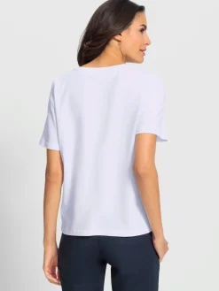 T-Shirts<T-shirt à manches courtes 50% coton