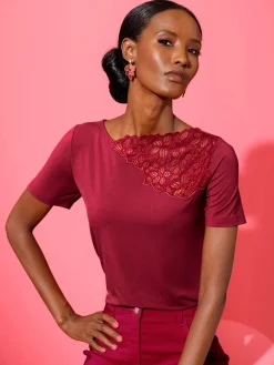 Creation L T-Shirts<T-shirt à manches courtes 95% modal