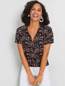 T-Shirts<T-shirt à manches courtes 50% coton