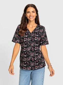 T-Shirts<T-shirt à manches courtes 50% coton