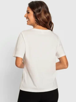 T-Shirts<T-shirt à manches courtes 50% coton