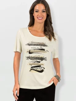 T-Shirts<T-shirt à manches courtes 50% coton