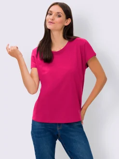 Mandarin T-Shirts<T-shirt à manches courtes 50% modal