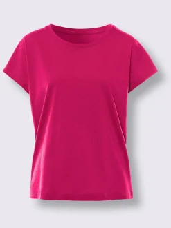 Mandarin T-Shirts<T-shirt à manches courtes 50% modal